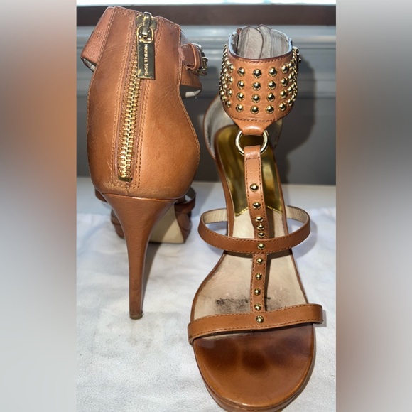 MICHAEL Michael Kors Leather Sandals - Size 9 - Picture 1 of 5